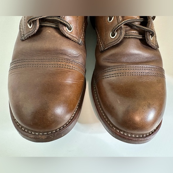 Red Wing Shoes Iron Ranger Size US 10.5 D Men's Leather Boot - Brown Copper 8085 - Picture 11 of 13